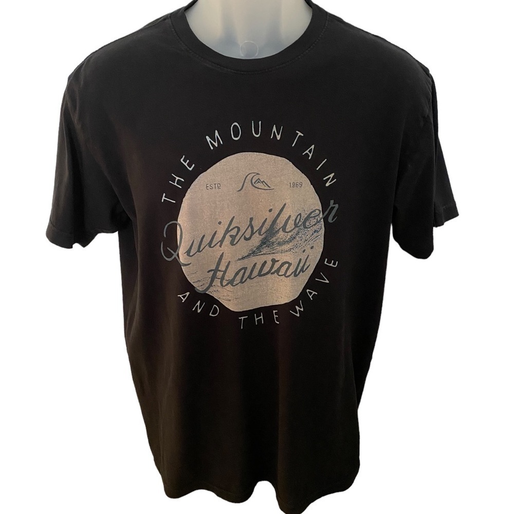 Quiksilver “The Mountain and The Wave” Hawaii Tee Shirt Men M Medium